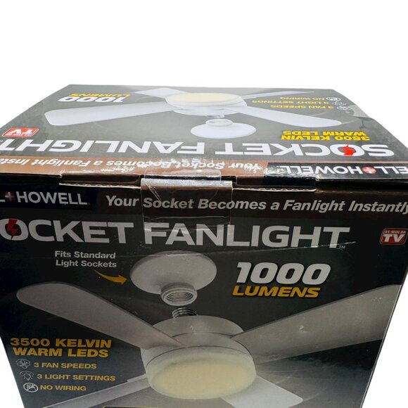 Bell & Howell Socket Fanlight With Remote Control Included - Picture 4 of 6